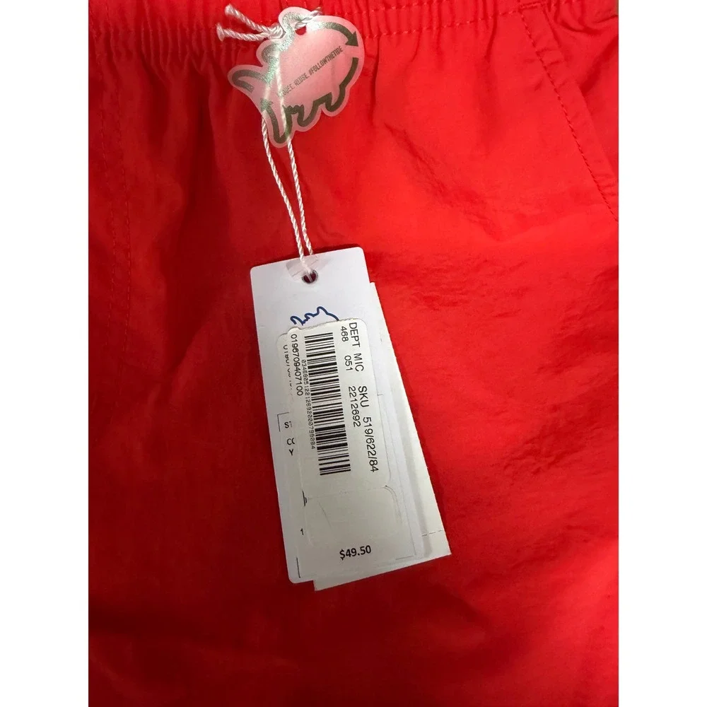 Southern Tide Boys Poppy Red Swim Trunks Shorts Size L 12/14 NWT 9040